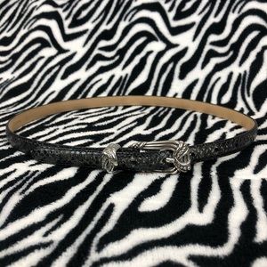 Vintage Brighton Snakeskin Belt